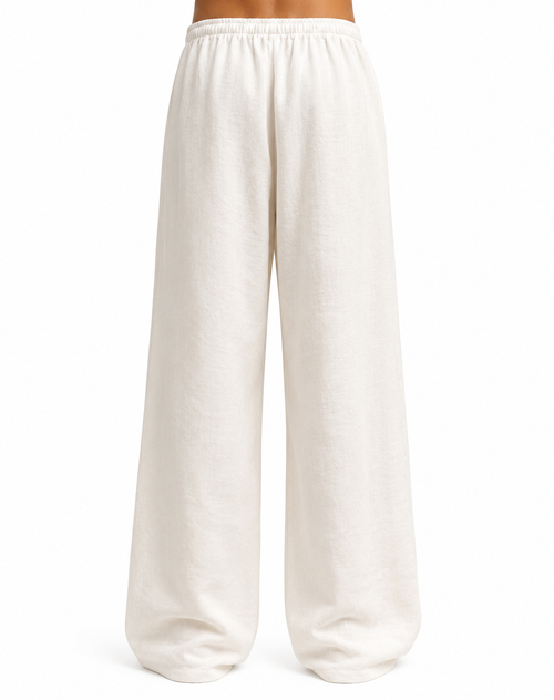 Double Layer Linen Pants