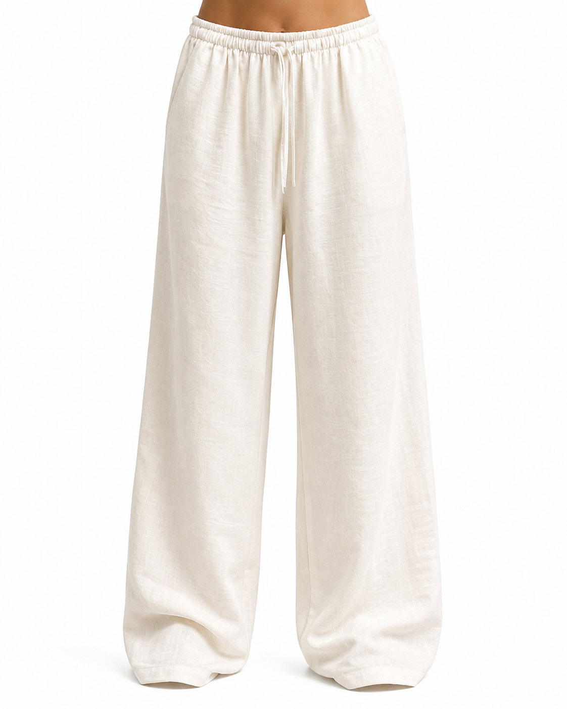 Double Layer Linen Pants