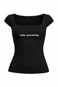 Side Quest Square Neck Top